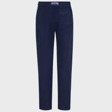 Vilebrequin - Weite Leinenhose Für Herren Einfarbig - Hose - Pacha - Blau - Größe XXXL