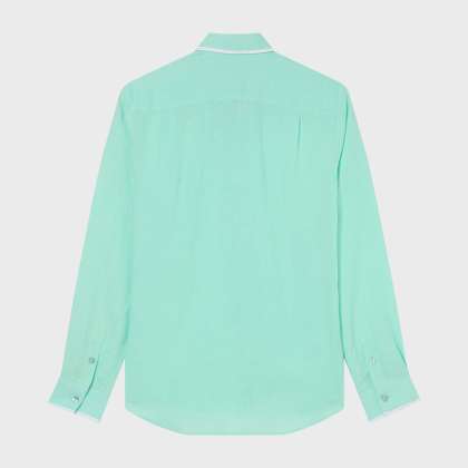 Vilebrequin - Solid Hemd Aus Leinen Für Herren - Hemd - Cerfs - Grün - Größe XXXL – Bild 2