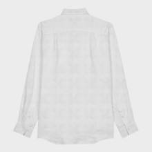 Vilebrequin - Turtle Monogram Hemd Aus Leinen Und Baumwolle Für Herren - Hemd - Caroubis - Weiss - Größe XXL