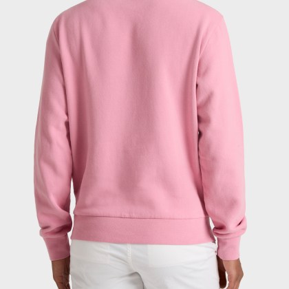 Vilebrequin - Baumwoll-sweatshirt Mit Rundhalsausschnitt Und Aufgestickter, Großer Schildkröte Für Herren - Sweatshirt - Jorasse - Rosa - Größe L – Bild 4