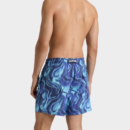 Vilebrequin - Marble Badeshorts Für Herren - Bademode - Moorea - Blau - Größe S – Bild 4
