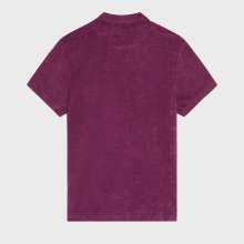 Vilebrequin - Solid Frottee-polohemd Für Herren - Polohemd - Phoenix - Violett - Größe S