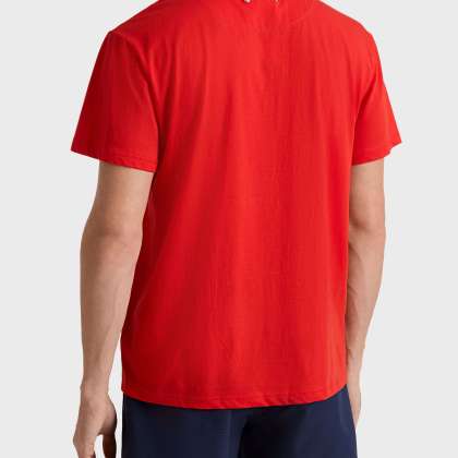 Vilebrequin - Bicolor T-shirt Aus Bio-baumwolle Für Herren - T-shirt - Tewis - Rot - Größe M – Bild 4