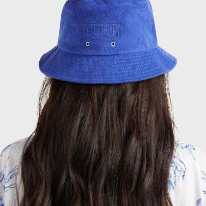 Vilebrequin - Solid Unisex-frotteehut - Hut - Boom - Blau - Größe M/L – Bild 4