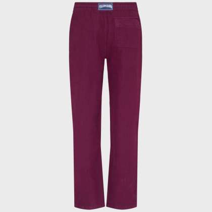 Vilebrequin - Solid Weite Leinenhose Für Herren - Hose - Pacha - Violett - Größe XL – Bild 2