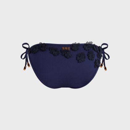 Vilebrequin - Besticktes Bikini-höschen Aus Guipure-spitze Florale - Bademode - Tropez - Blau - Größe M/L – Bild 2