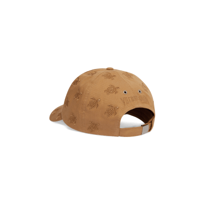 Vilebrequin Bestickte Turtles All Over Schirmmütze - Castle - Marone - Größe OSFA