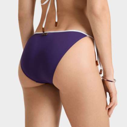 Vilebrequin - Solid Bikinihose Zum Seitlichen Binden Für Damen - Bademode - Flore - Violett - Größe XS – Bild 4
