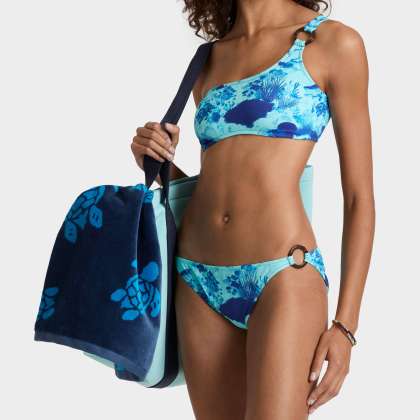 Vilebrequin - Coral Reef Mini-bikinihose Für Damen - Bademode - Fine - Blau - Größe S – Bild 3