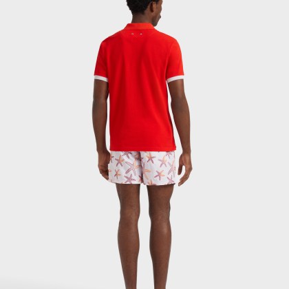 Vilebrequin - Solid Polohemd Aus Baumwolle Für Herren - Polohemd - Palatin - Rosa - Größe XXXL – Bild 4