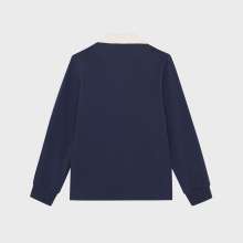 Vilebrequin - Zweifarbiges Polohemd Mit Langen Ärmeln Für Jungen - Polohemd - Gurby - Blau - Größe 2