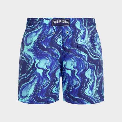Vilebrequin - Marble Badeshorts Für Herren - Bademode - Moorea - Blau - Größe XL – Bild 2