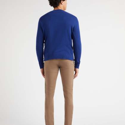 Vilebrequin - Turtle Rundhalspullover Aus Baumwolle Und Kaschmir Für Herren - Pullover - Rayol - Blau - Größe XXXL – Bild 4