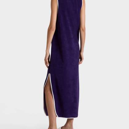 Vilebrequin - Langes Solid Frottee-trägerkleid Für Damen - Kleid - Lindsay - Violett - Größe S – Bild 4