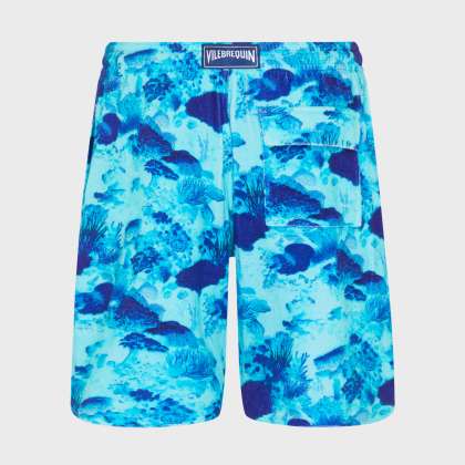 Vilebrequin - Coral Reef Bermudashorts Aus Frottee Für Herren - Bermuda - Bolide - Blau - Größe XXL – Bild 2