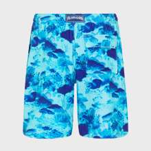 Vilebrequin - Coral Reef Bermudashorts Aus Frottee Für Herren - Bermuda - Bolide - Blau - Größe S