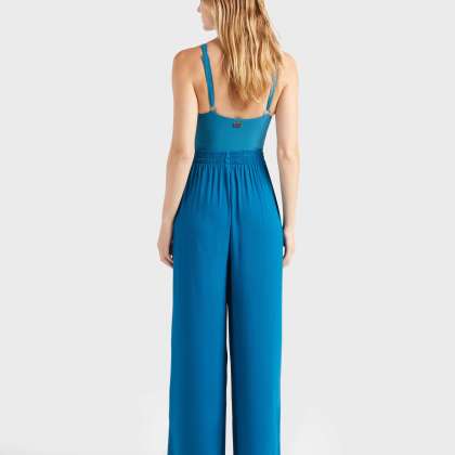 Vilebrequin - Hose Aus Viskose Mit Weitem Bein Für Damen - Hose - Line - Blau - Größe XL