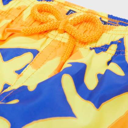 Vilebrequin - Ultraleichte Und Verstaubare Starlight Badeshorts Für Jungen - Bademode - Jihin - Orange - Größe 12 – Bild 3