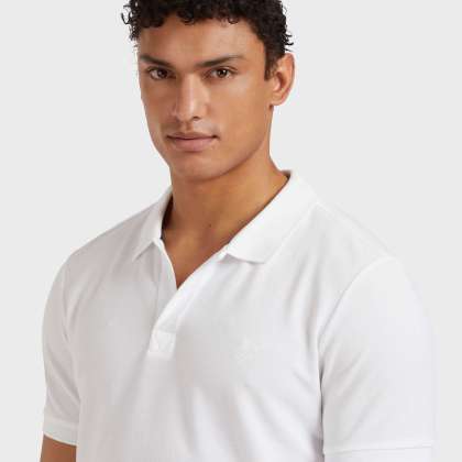 Vilebrequin - Solid Polohemd Aus Bio-baumwollpikee Für Herren - Polohemd - Palatin - Weiss - Größe 6XL – Bild 6