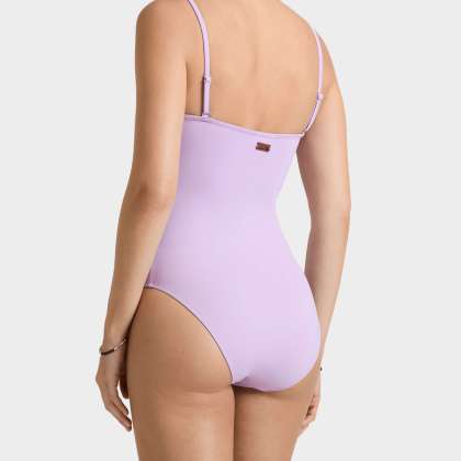 Vilebrequin - Solid Bustier-badeanzug Für Damen - Bademode - Facette - Violett - Größe XL – Bild 4