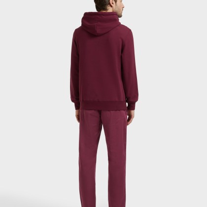 Vilebrequin - Solid Kapuzensweatshirt Aus Baumwolle Für Herren - Sweatshirt - Martino - Rot - Größe M – Bild 4