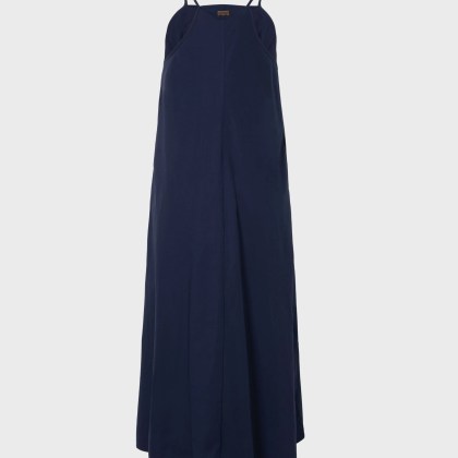 Vilebrequin - Midi-kleid Aus Popeline Mit Häkel-medaillon - Kleid - Lizie - Blau - Größe XS – Bild 2