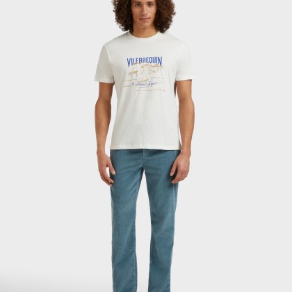 Vilebrequin - Vbq Bateau T-shirt Aus Baumwolle Für Herren - T-shirt - Portisol - Weiss - Größe XXL – Bild 3