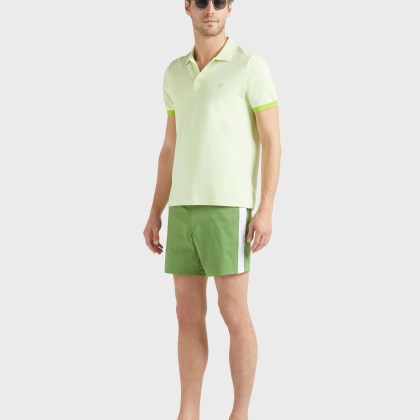 Vilebrequin - Color Block Stretch-badeshorts Mit Flachem Bund Für Herren - Bademode - Merle - Grün - Größe XL – Bild 5