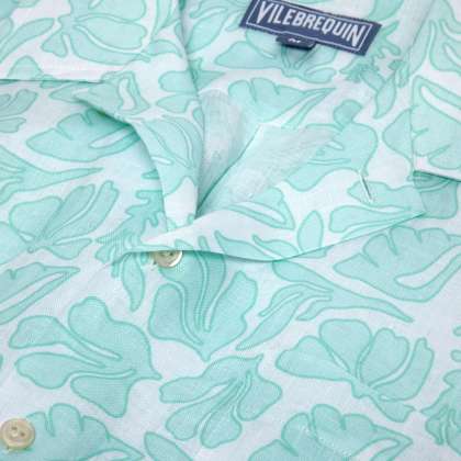 Vilebrequin - Seashells Bowling-hemd Aus Leinen Für Herren - Hemd - Charli - Weiss - Größe XL – Bild 7