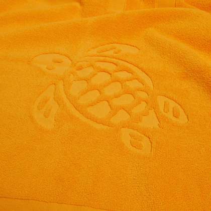 Vilebrequin - Solid Strandtuch Aus Bio-baumwolle - Strandtuch - Sand - Orange - Größe OSFA – Bild 4
