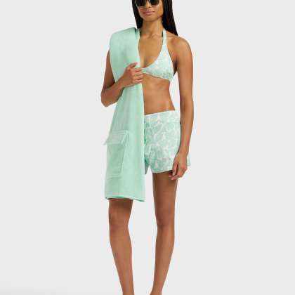 Vilebrequin - Seashells Badeshorts Mit Flachem Bund Für Damen - Shorty - Ferise - Weiss - Größe XS – Bild 5