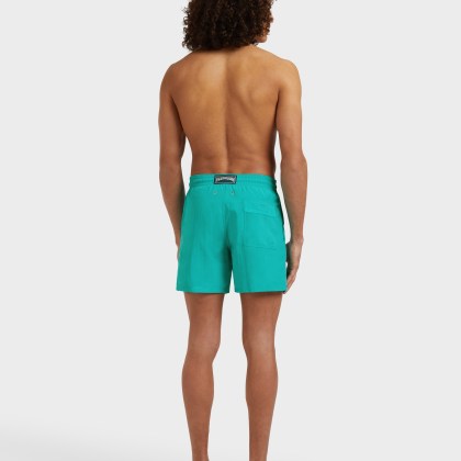 Vilebrequin - Mit Wasser Reagierende Whales Badeshorts Für Herren - Bademode - Moorea - Grün - Größe XL – Bild 4