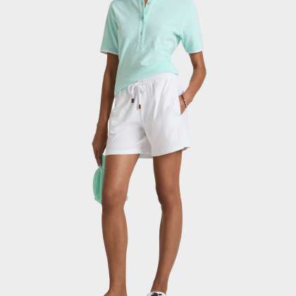 Vilebrequin - Solid Frottee-shorts Für Damen - Shorty - Liona - Weiss - Größe XS – Bild 3