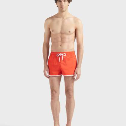 Vilebrequin - Ultraleichte Kurze Vbq Line Badeshorts Für Herren - Bademode - Meno - Rot - Größe S – Bild 3