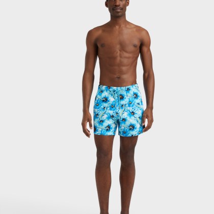 Vilebrequin - Kurze Poppies And Geckos Stretch-badeshorts Für Herren - Bademode - Monrise - Blau - Größe L – Bild 3