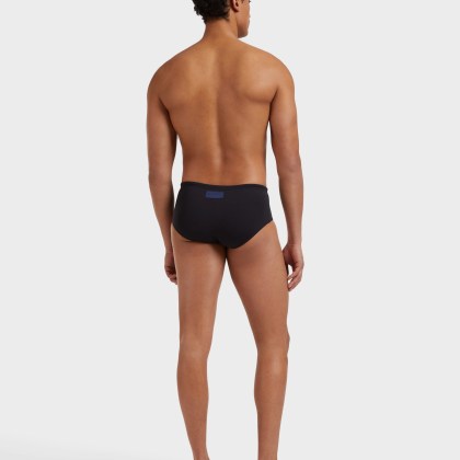 Vilebrequin - Figurbetonte Einfarbige Badehose Für Herren - Bademode - Nuage - Schwarz - Größe S