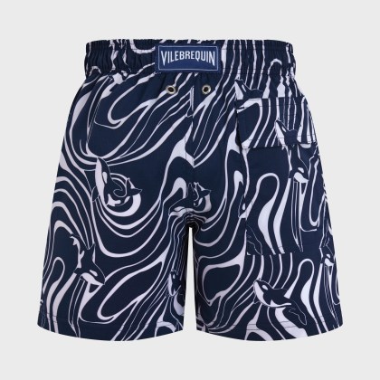Vilebrequin - Orcas Stretch-badeshorts Für Jungen - Bademode - Jirise - Blau - Größe 12 – Bild 2