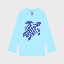 Vilebrequin - Langärmeliger Turtle Rashguard Für Jungen - Rashguard - Glassy-y - Blau - Größe 4 Vilebrequin - Langärmeliger Turtle Rashguard Für Jungen - Rashguard - Glassy-y - Blau - Größe 4
