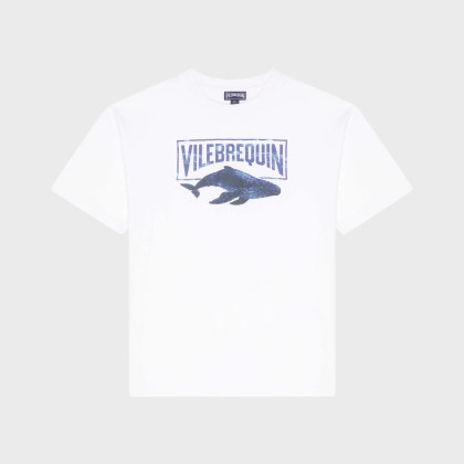 Vilebrequin - Whale T-shirt Aus Bio-baumwolle Für Jungen - T-shirt - Galileo - Weiss - Größe 4 Vilebrequin - Whale T-shirt Aus Bio-baumwolle Für Jungen - T-shirt - Galileo - Weiss - Größe 4