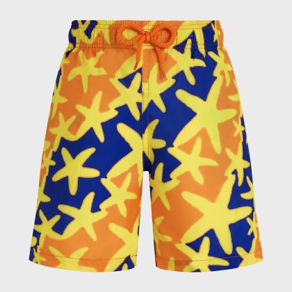Vilebrequin - Ultraleichte Und Verstaubare Starlight Badeshorts Für Jungen - Bademode - Jihin - Orange - Größe 6 Vilebrequin - Ultraleichte Und Verstaubare Starlight Badeshorts Für Jungen - Bademode - Jihin - Orange - Größe 6
