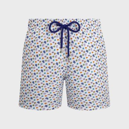 Vilebrequin - Micro Ronde Des Tortues Badeshorts Für Herren - Bademode - Moorea - Weiss - Größe XS Vilebrequin - Micro Ronde Des Tortues Badeshorts Für Herren - Bademode - Moorea - Weiss - Größe XS