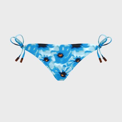 Vilebrequin - Poppies Bikinihose Zum Seitlichen Binden Für Damen - Bademode - Flore - Blau - Größe M Vilebrequin - Poppies Bikinihose Zum Seitlichen Binden Für Damen - Bademode - Flore - Blau - Größe M