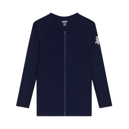 Vilebrequin - Women Long Sleeve Zipper Rashguard Solid - Rashguard - Flynn-z - Blau - Größe L Vilebrequin - Women Long Sleeve Zipper Rashguard Solid - Rashguard - Flynn-z - Blau - Größe L