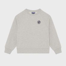 Vilebrequin - Baumwoll-sweatshirt Mit Rundhalsausschnitt Und Gummi-logo Für Jungen - Sweatshirt - Gallo - Grau - Größe 6 Vilebrequin - Baumwoll-sweatshirt Mit Rundhalsausschnitt Und Gummi-logo Für Jungen - Sweatshirt - Gallo - Grau - Größe 6