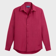 Vilebrequin - Einfarbiges Wollhemd Für Herren - Hemd - Cool - Rot - Größe XXL Vilebrequin - Einfarbiges Wollhemd Für Herren - Hemd - Cool - Rot - Größe XXL