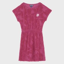 Vilebrequin - Kleid Aus Frottee Mit Jacquard-rosen Für Mädchen - Kleid - Golden - Rot - Größe 6 Vilebrequin - Kleid Aus Frottee Mit Jacquard-rosen Für Mädchen - Kleid - Golden - Rot - Größe 6