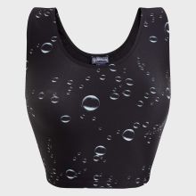 Vilebrequin - Bubble 3d Tankini-oberteil Für Damen - Rashguard - Frost - Schwarz - Größe S Vilebrequin - Bubble 3d Tankini-oberteil Für Damen - Rashguard - Frost - Schwarz - Größe S