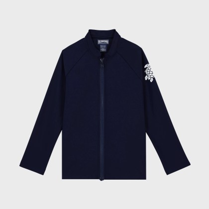 Vilebrequin - Langärmeliger Rashguard Und Reißverschluss Für Kinder - Rashguard - Ginko-zy - Blau - Größe 4 Vilebrequin - Langärmeliger Rashguard Und Reißverschluss Für Kinder - Rashguard - Ginko-zy - Blau - Größe 4