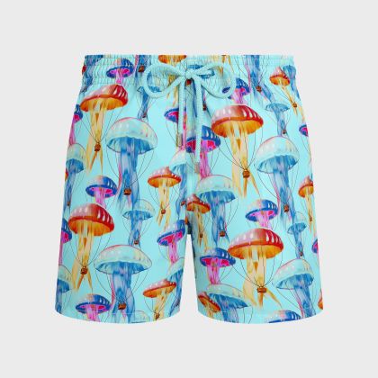 Vilebrequin - Medusair Badeshorts Für Herren - Bademode - Moorea - Blau - Größe XL Vilebrequin - Medusair Badeshorts Für Herren - Bademode - Moorea - Blau - Größe XL