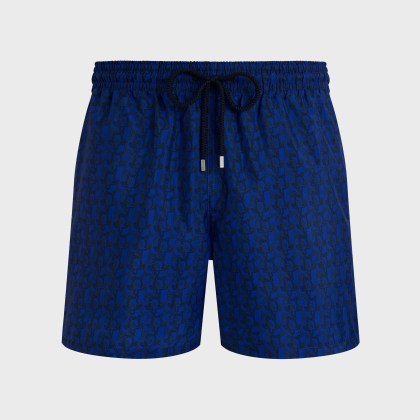 Vilebrequin - Ultraleichte Und Verstaubare Turtles Net Badeshorts Für Herren - Bademode - Mahina - Blau - Größe XXXL Vilebrequin - Ultraleichte Und Verstaubare Turtles Net Badeshorts Für Herren - Bademode - Mahina - Blau - Größe XXXL